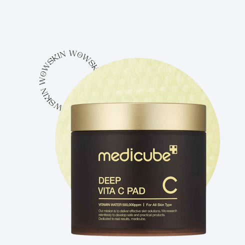 Descoperă luminozitatea cu Medicube Deep Vita C Pad – dischete îmbibate cu vitamina C pură, ce estompează petele pigmentare și uniformizează nuanța tenului. wowskin.ro